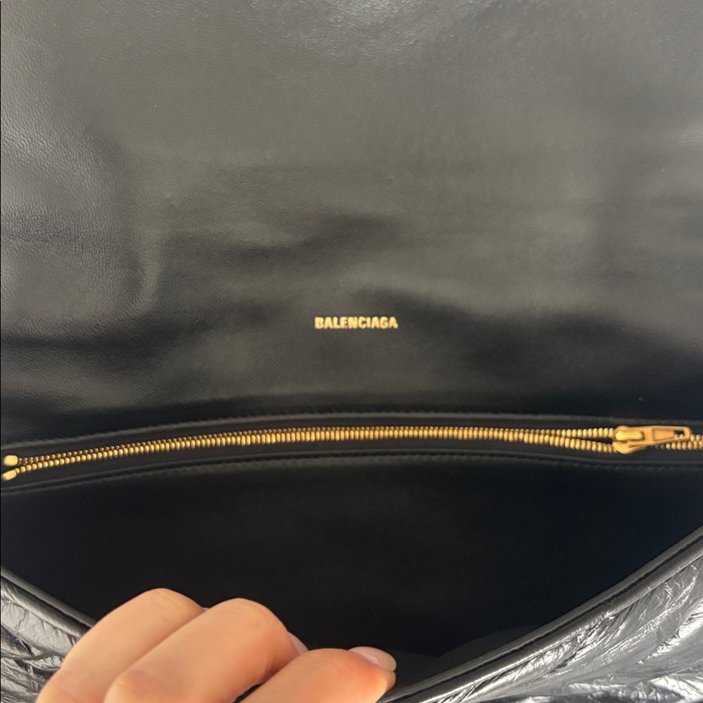 Balenciaga Crush Pochette Black | Authentic - Picture 8 of 10